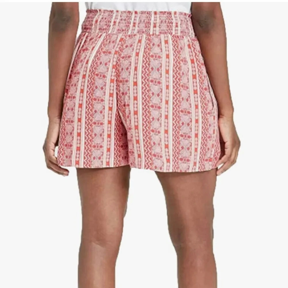 Knox Rose Aztec Pattern Elastic Shorts - Picture 2 of 8